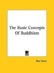 Tapa de The Basic Concepts Of Buddhism