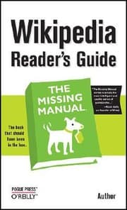 Tapa de Wikipedia Readers Guide The Missing Manual