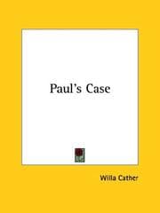 Tapa de Paul's case and other stories