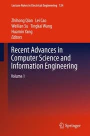 Tapa de Recent Advances In Computer Science And Information Engineering