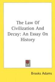 Tapa de The law of civilization and decay