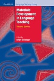 Tapa de Materials Development In Language Teaching