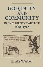 Tapa de God Duty And Community In English Economic Life 16601720