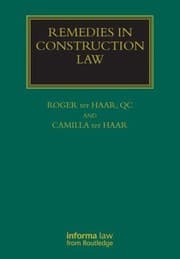 Tapa de Remedies In Construction Law