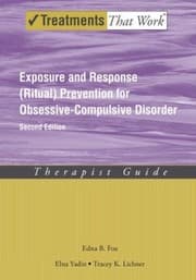 Tapa de Exposure And Response Ritual Prevention For Obsessivecompulsive Disorder Therapist Guide