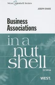 Tapa de Business Associations In A Nutshell