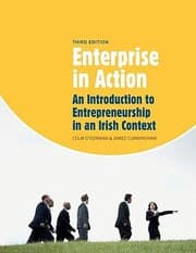 Tapa de Enterprise In Action An Introduction To Entrepreneurship In An Irish Context