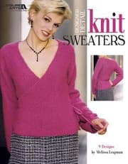 Tapa de Designer Detail Knit Sweaters Leisure Arts 3712