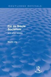 Tapa de Findesiecle Socialism And Other Essays