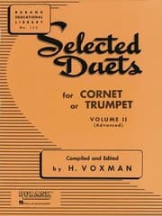 Tapa de Selected Duets for Cornet or Trumpet Volume II Advanced
            
                Rubank Educational Library
