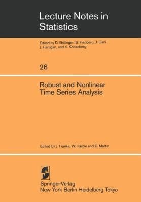 Tapa de Robust And Nonlinear Time Series Analysis