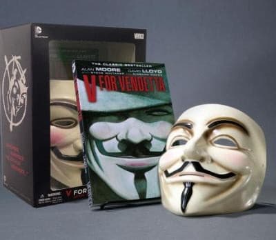 Tapa de V For Vendetta Deluxe Collector Set