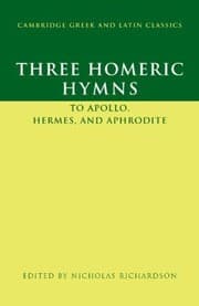 Tapa de Three Homeric Hymns To Apollo Hermes And Aphrodite Hymns 3 4 And 5