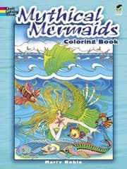 Tapa de Mythical Mermaids Coloring Book