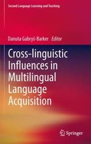 Tapa de Crosslinguistic Influences In Multilingual Language Acquisition