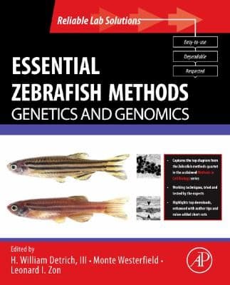 Tapa de Essential Zebrafish Methods Genetics And Genomics