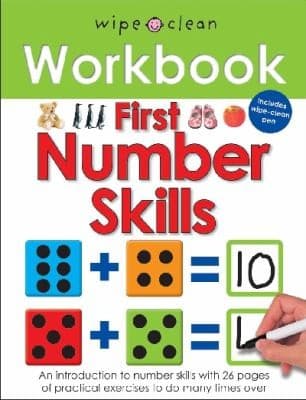 Tapa de First Numbes Skills Wipe Clean Workbook