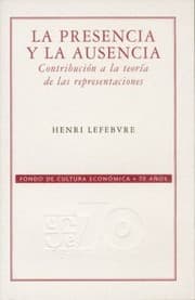 Tapa de La Presencia Y La Ausencia Contribucion A La Teoria De Las Representaciones