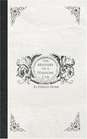 Tapa de Mystery of a Handsom Cab