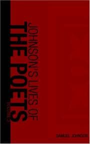 Tapa de Lives of the Poets