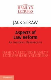 Tapa de Aspects Of Law Reform An Insiders Perspective