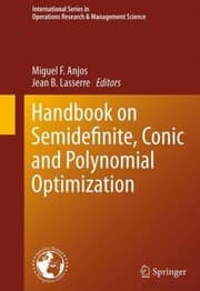 Tapa de Handbook On Semidefinite Conic And Polynomial Optimization