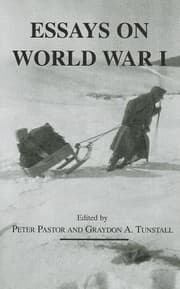 Tapa de Essays On World War I