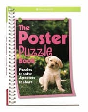 Tapa de The Poster Puzzle Book
            
                American Girl Paperback