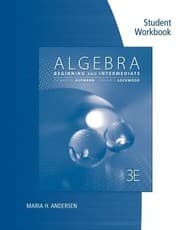 Tapa de Student Workbook for AufmannLockwoods Algebra