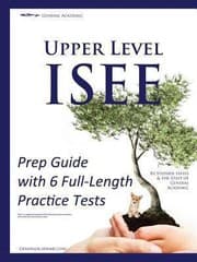 Tapa de Upper Level ISEE Prep Guide with 6 FullLength Practice Tests