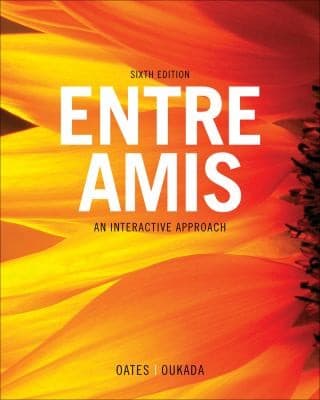 Tapa de Entre Amis Student Activities Manual