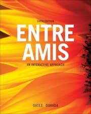 Tapa de Entre Amis Student Activities Manual