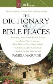 Tapa de The Dictionary Of Bible Places
