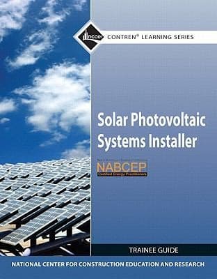Tapa de Solar Photovoltaic Systems Installer Trainee Guide