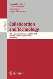 Tapa de Collaboration And Technology 18th International Conference Proceedings
