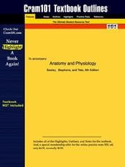 Tapa de Outlines & Highlights for Anatomy and Physiology by Seeley ISBN