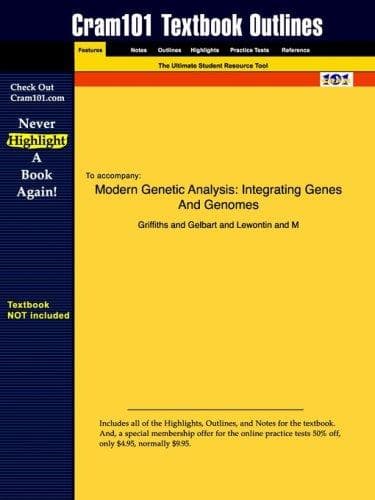 Tapa de Modern Genetic Analysis