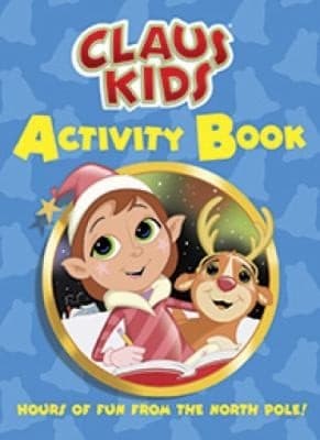 Tapa de Claus Kids Activity Book