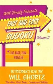 Tapa de Will Shortz Presents Fast and Easy Sudoku Volume 2