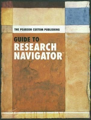 Tapa de The Pearson Custom Publishing Guide to Research Navigator