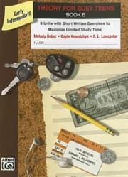 Tapa de Theory for Busy Teens Book B
            
                Piano for Busy Teens