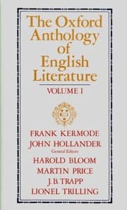 Tapa de The Oxford Anthology Of American Literature Volume I The Middle Ages Through The Eighteen Century