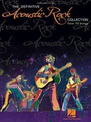 Tapa de The Definitive Acoustic Rock Collection Over 70 Songs Piano Vocal Guitar