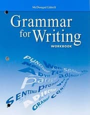 Tapa de Grammar for Writing Workbook Grade 10
            
                McDougal Littell