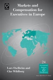 Tapa de Markets And Compensation For Executives In Europe