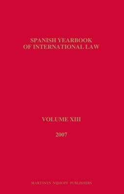 Tapa de Spanish Yearbook Of International Law