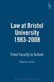 Tapa de Law At Bristol University 19832008 From Faculty To School