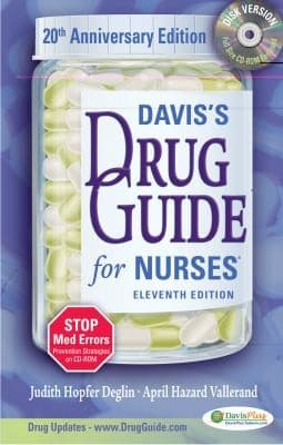 Tapa de Daviss Drug Guide For Nurses