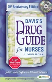 Tapa de Daviss Drug Guide For Nurses