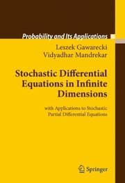 Tapa de Stochastic Differential Equations In Infinite Dimensions With Applications To Stochastic Partial Differential Equations